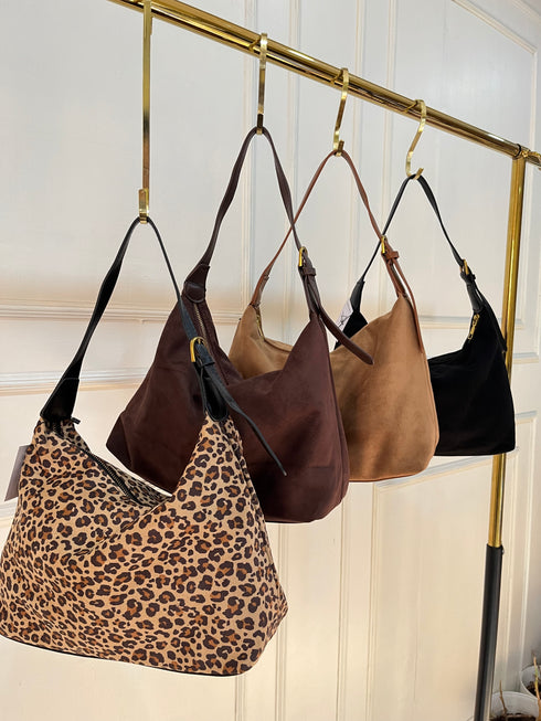 Retro Women Suede Underarm Hobo Bags
